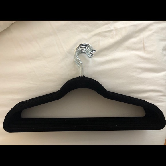 Target Tops Felt Hangers Black 8 Count Unused Poshmark